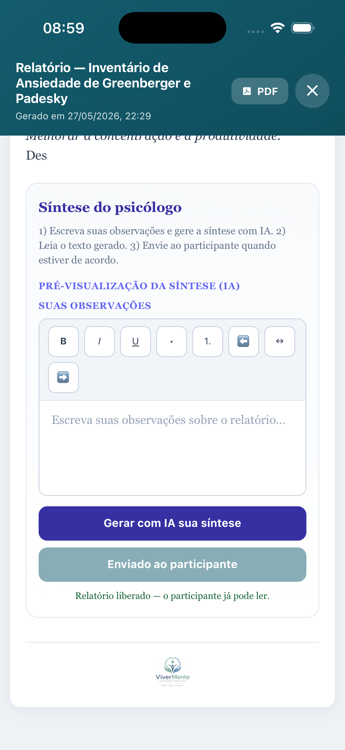Site do profissional